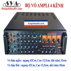 BỘ VỎ AMPLI 4 KÊNH MẶT NHÔM DSP-7800 - HẬU NGẮN 33CM