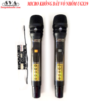 MICRO KHÔNG DÂY LOA KÉO UGX39 - THÂN NHÔM