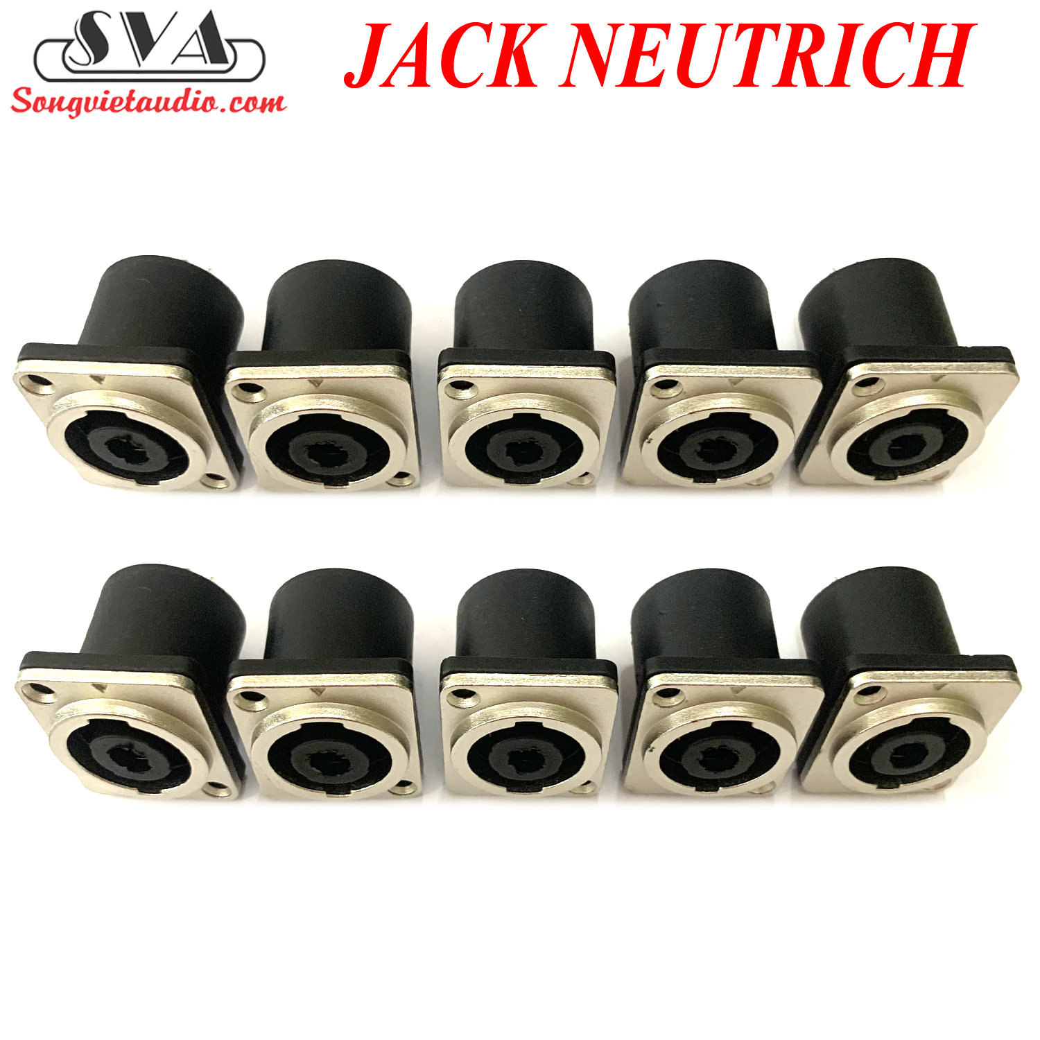 Jack Loa Speakon Neutrik Bọc inox - 1 Chiếc