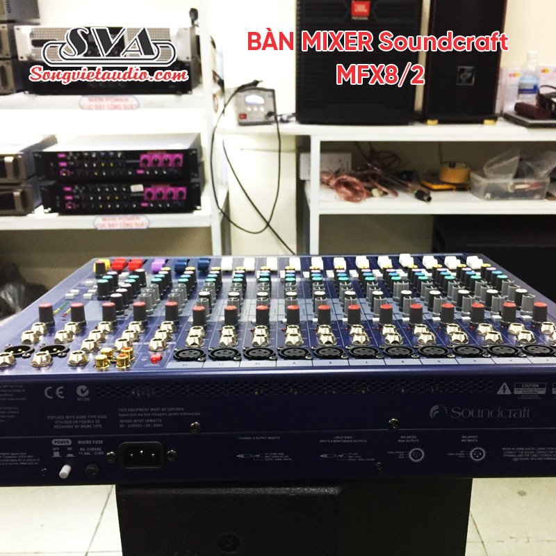 Bàn Mixer Soundcraft MFX 8/2