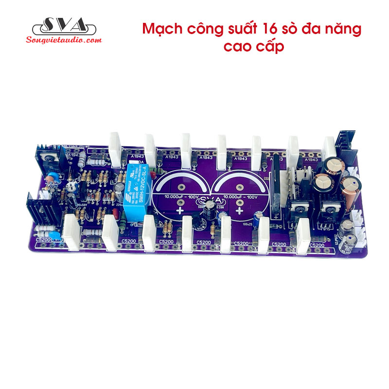 mạch công suất 16 sò