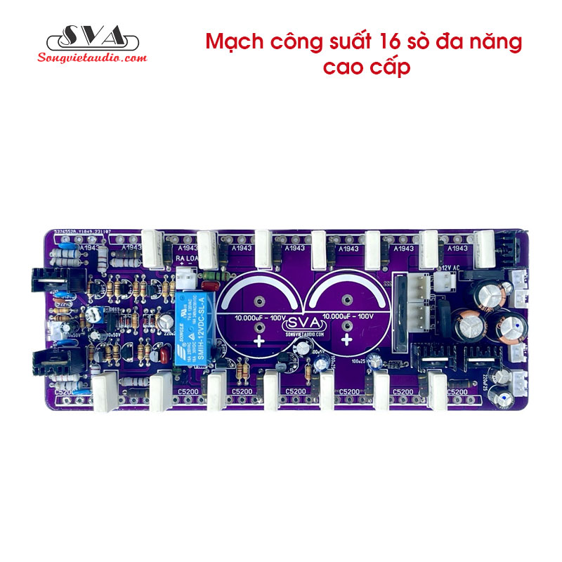 Mạch công suất 16 sò đa năng cao cấp