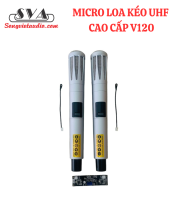 Micro không dây loa kéo UHF cao cấp V120 Bạc