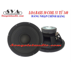 LOA BASS 30 VIỀN ĐEN COIL 51 từ 140 hàng nhập - CHIẾC