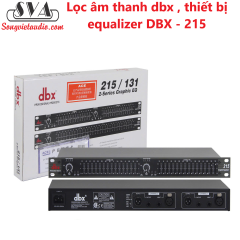 Lọc âm thanh dbx 231,215 thiết bị equalizer DBX