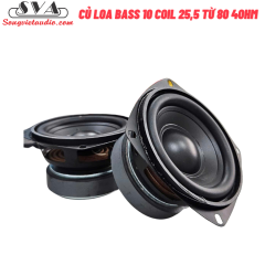 Củ loa bass 10 coil 25,5 từ 80 - 4ohm - mã 4025 - cái