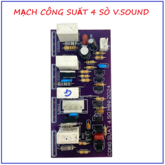 MẠCH CÔNG SUẤT 4 SÒ 1 KÊNH MINI V.SOUND