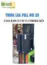 THÙNG LOA FULL ĐÔI 25 - 2 LOA BASS 25 CM VÀ 2 TREBLE KÈN