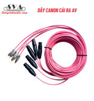 Dây Canon Cái Ra AV dài (Cắm Âm Ly Ra Vang) -3M