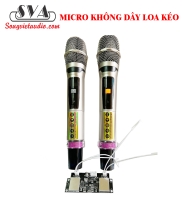 MICRO KHÔNG DÂY UHF LOA KÉO MẪU UGX21 -  Mẫu mới nhất