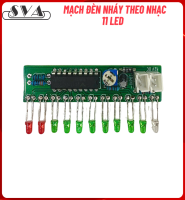 Mạch đèn nháy theo nhạc 10 Led