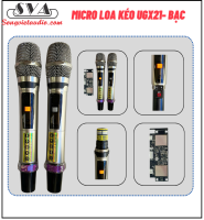 MICRO KHÔNG DÂY UHF LOA KÉO MẪU UGX21 -  Mẫu mới nhất
