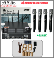 MICRO KHÔNG DÂY CAO CẤP NEWSOUND DX-980 ( 4 tay mic )