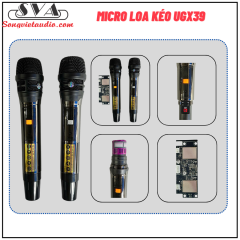 MICRO KHÔNG DÂY LOA KÉO UGX39 - THÂN NHÔM