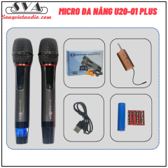 MICRO KHÔNG DÂY ĐA NĂNG CAO CẤP U20-01 PLUS - 2 MIC