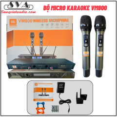 BỘ MICRO KARAOKE KHÔNG DÂY JBL VM800