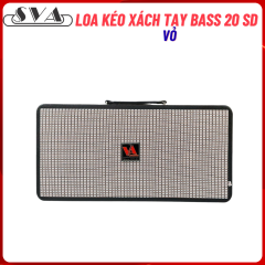 VỎ THÙNG LOA KÉO XÁCH TAY 2 BASS 20 SD