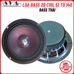 LOA BASS 20 COIL 51 TỪ 140 -BASS THÁI - 1 CÁI - TRẮNG
