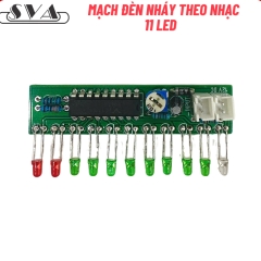 Mạch đèn nháy theo nhạc 10 Led