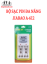 BỘ SẠC PIN ĐA NĂNG JIABAO A-612, SẠC Pin AA, AAA và Pin 9V
