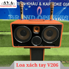 VỎ THÙNG LOA KÉO XÁCH TAY 2 BASS 20 - V206