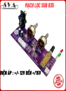 MẠCH LỌC SUB - MẠCH LỌC TÍN HIỆU - JBL 835