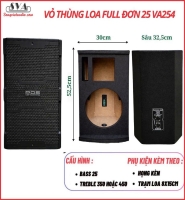 VỎ THÙNG LOA FULL ĐƠN - FULL 25 VA2541
