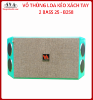 VỎ THÙNG LOA KÉO XÁCH TAY 2 BASS 25 - B258