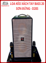 LOA KÉO XÁCH TAY 2 BASS 20 - SƠN ĐỨNG - D20S