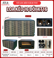 VỎ LOA KÉO XÁCH TAY 16 ĐÔI XT16 - Màu Đen