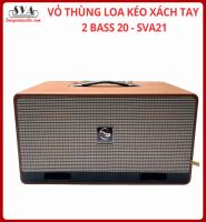 VỎ THÙNG LOA KÉO XÁCH TAY 2 BASS 20 SVA21
