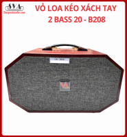 VỎ THÙNG LOA KÉO XÁCH TAY 2 BASS 20 B208