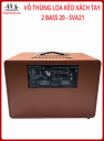 VỎ THÙNG LOA KÉO XÁCH TAY 2 BASS 20 SVA21