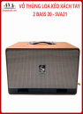 VỎ THÙNG LOA KÉO XÁCH TAY 2 BASS 20 SVA21