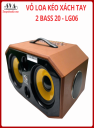 VỎ THÙNG LOA KÉO XÁCH TAY 2 BASS 20 LG06