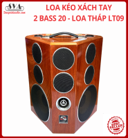 LOA KÉO XÁCH TAY  2 BASS 20 - LOA THÁP LT09