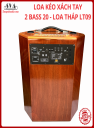 LOA KÉO XÁCH TAY  2 BASS 20 - LOA THÁP LT09
