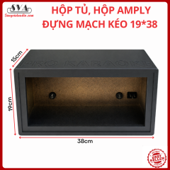 Hộp tủ đựng mạch loa kéo 19*38 không có cửa khóa