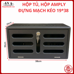Hộp tủ đựng mạch loa kéo 19*38 có cửa khóa