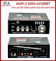 ÂMPLI MINI CHUYÊN NGHE NHẠC CHO LOA ÂM TRẦN, QUÁN CAFE, NHÀ HÀNG AV298BT