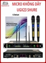 BỘ MICRO KARAOKE KHÔNG DÂY UGX23 - 2 ANTEN
