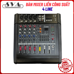 MIXER LIỀN CÔNG SUẤT - 4 LINE