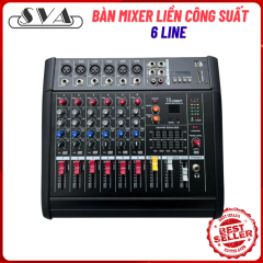 MIXER LIỀN CÔNG SUẤT - 6 LINE