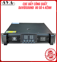 CỤC ĐẨY CÔNG SUẤT DAVIDSOUND - 80 SÒ 4 KÊNH