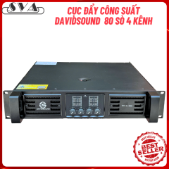CỤC ĐẨY CÔNG SUẤT DAVIDSOUND - 80 SÒ 4 KÊNH