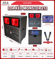 VỎ THÙNG LOA KÉO 30 ĐÔI MONSTER 212