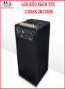 LOA KÉO XÁCH TAY 2 BASS 20 - SƠN ĐỨNG - D20S