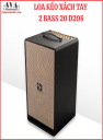 LOA KÉO XÁCH TAY 2 BASS 20 - SƠN ĐỨNG - D20S