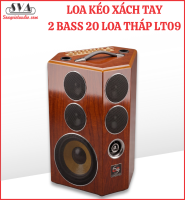 LOA KÉO XÁCH TAY  2 BASS 20 - LOA THÁP LT09