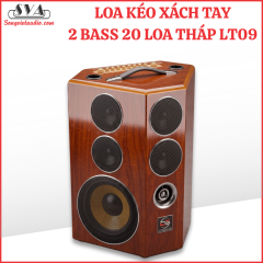 LOA KÉO XÁCH TAY  2 BASS 20 - LOA THÁP LT09